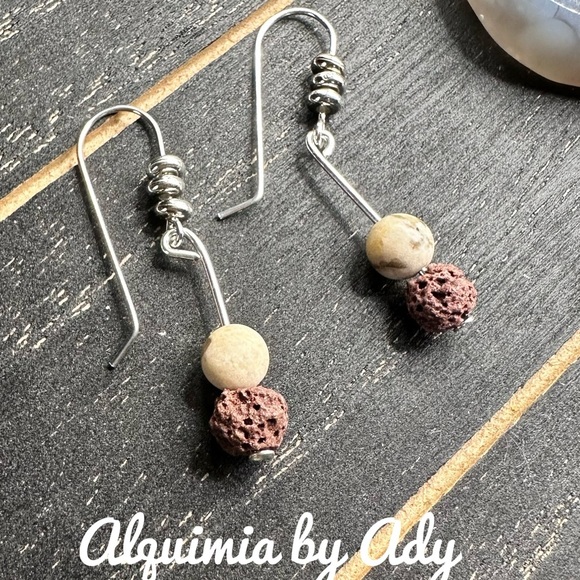 Alquimia by Ady Silver and Brown Earrings - Picture 1 of 1